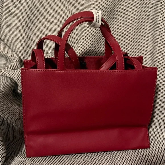 NWT Telfar | Shmedium Shopping Bag in Oxblood - Picture 3 of 5
